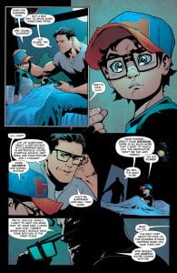 Superman presenta a su hijo como el nuevo Superboy