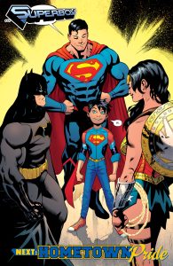 Superman presenta a su hijo como el nuevo Superboy