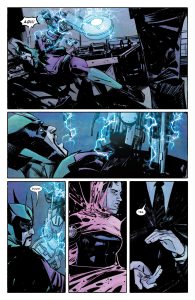 Página del cómic Infamous Iron Man #1.