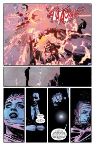 Página del cómic Infamous Iron Man #1.