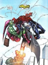 Ben Reilly muere a manos del Duende Verde.